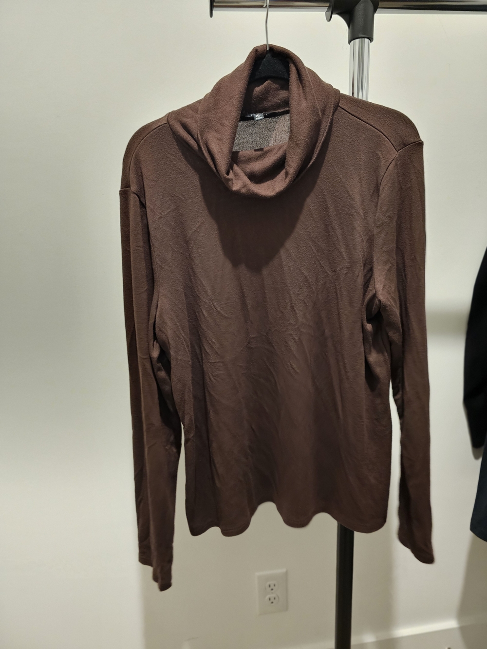 Banana Republic Factory Brown Turtleneck Long Sleeve Top